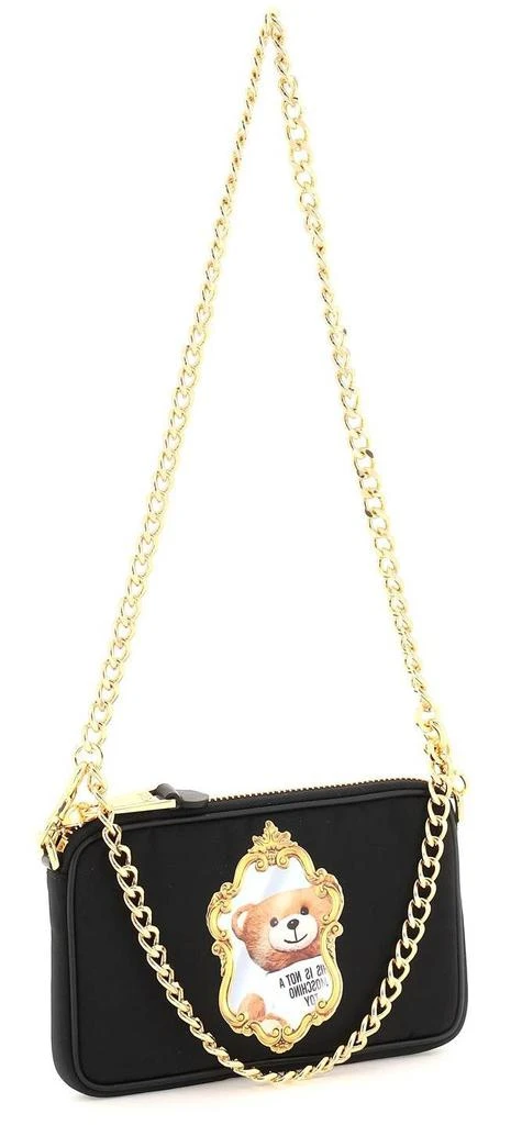 商品Moschino|Moschino Teddy Mirror Chain-Linked Crossbody Bag,价格¥1676,第3张图片详细描述