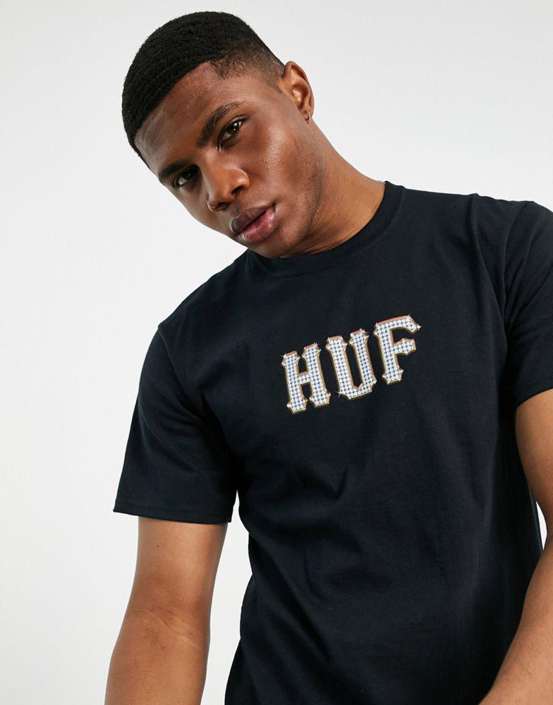 商品HUF|HUF vvs t-shirt in black,价格¥241,第1张图片