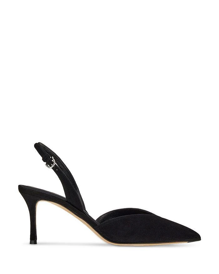 商品Salvatore Ferragamo|Women's Ileen Suede Slingback Pumps,价格¥3582,第2张图片详细描述