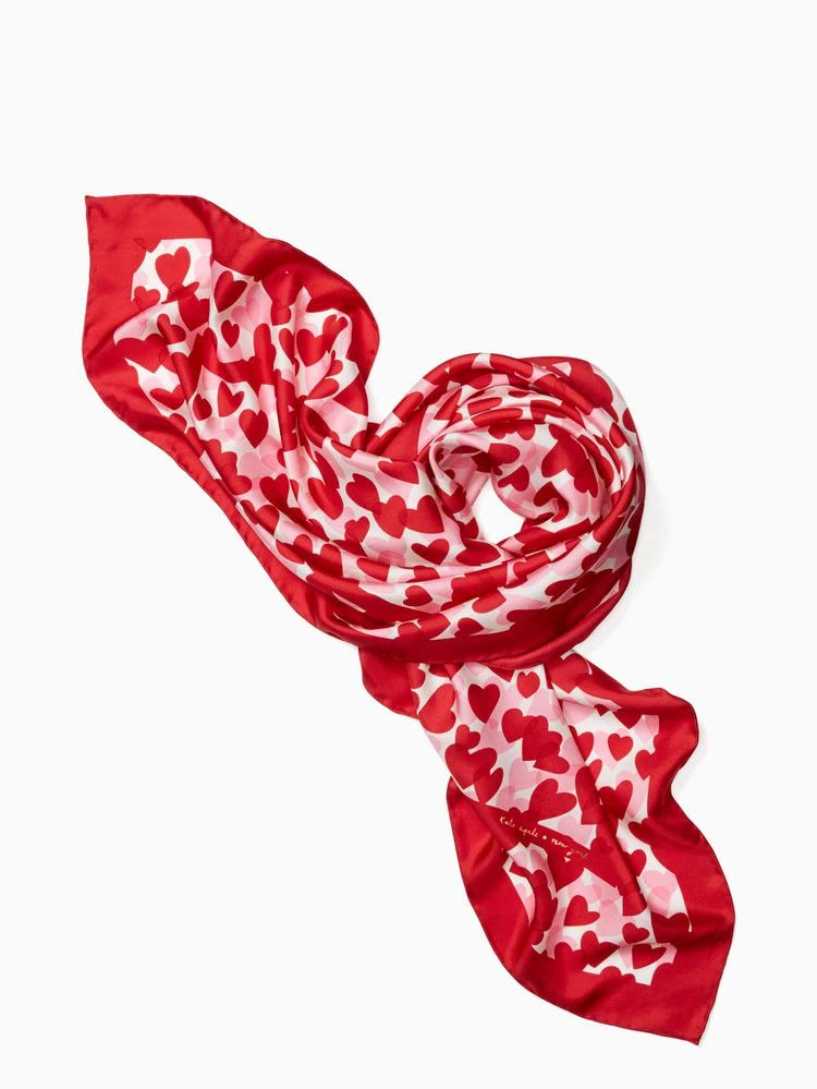 商品Kate Spade|heart party square scarf,价格¥406,第2张图片详细描述