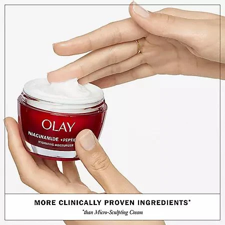 商品Olay|Olay Regenerist Niacinamide + Peptide 24 Face Moisturizer (1.7 oz., 2 pk.),价格¥384,第5张图片详细描述