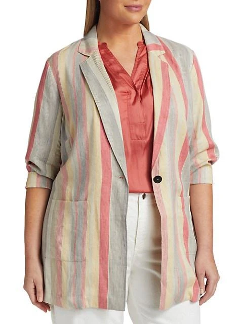 商品NIC+ZOE|Sweetclover Striped Blazer,价格¥882,第3张图片详细描述