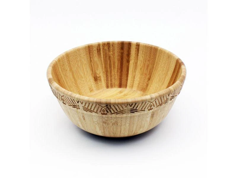 商品BergHOFF|Bamboo Decorated Salad Bowl, 10",价格¥472,第1张图片