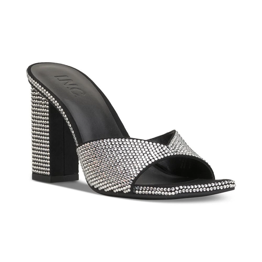 商品INC International|Women's Belle Slip-On Block-Heel Slide Sandals, Created for Macy's,价格¥352,第1张图片