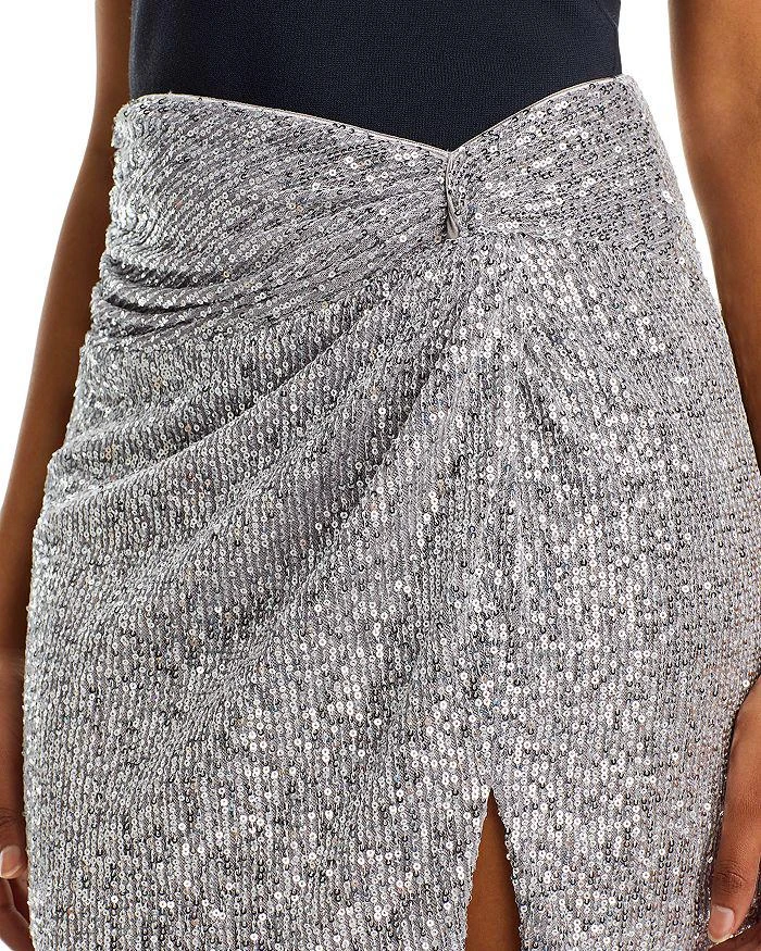 商品AQUA|Sequin Twist Mini Skirt - 100% Exclusive,价格¥146,第5张图片详细描述