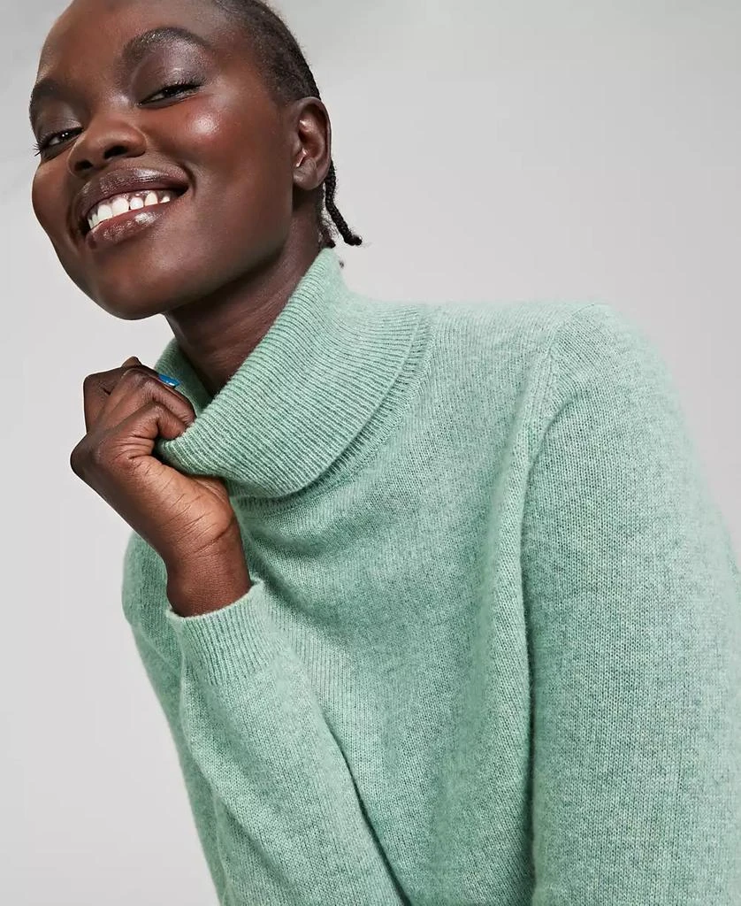 商品Charter Club|圆领纯羊绒衫 高领 羊绒 多色可选,价格¥597,第3张图片详细描述