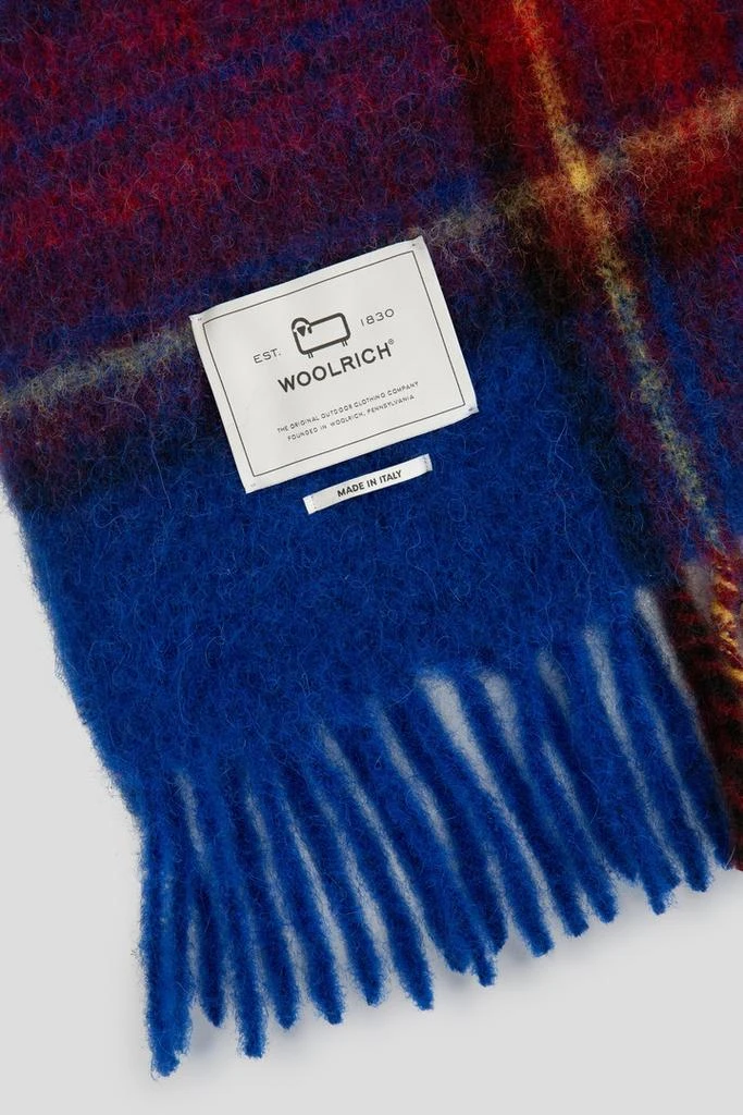 商品Woolrich|Blanket in an Alpaca, Mohair, and Wool Blend - Unisex - Blue,价格¥1305,第3张图片详细描述