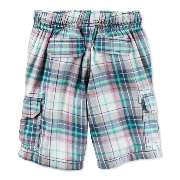 商品Carter's|Plaid Cotton Shorts, Toddler Boys (2T-4T),价格¥60,第3张图片详细描述