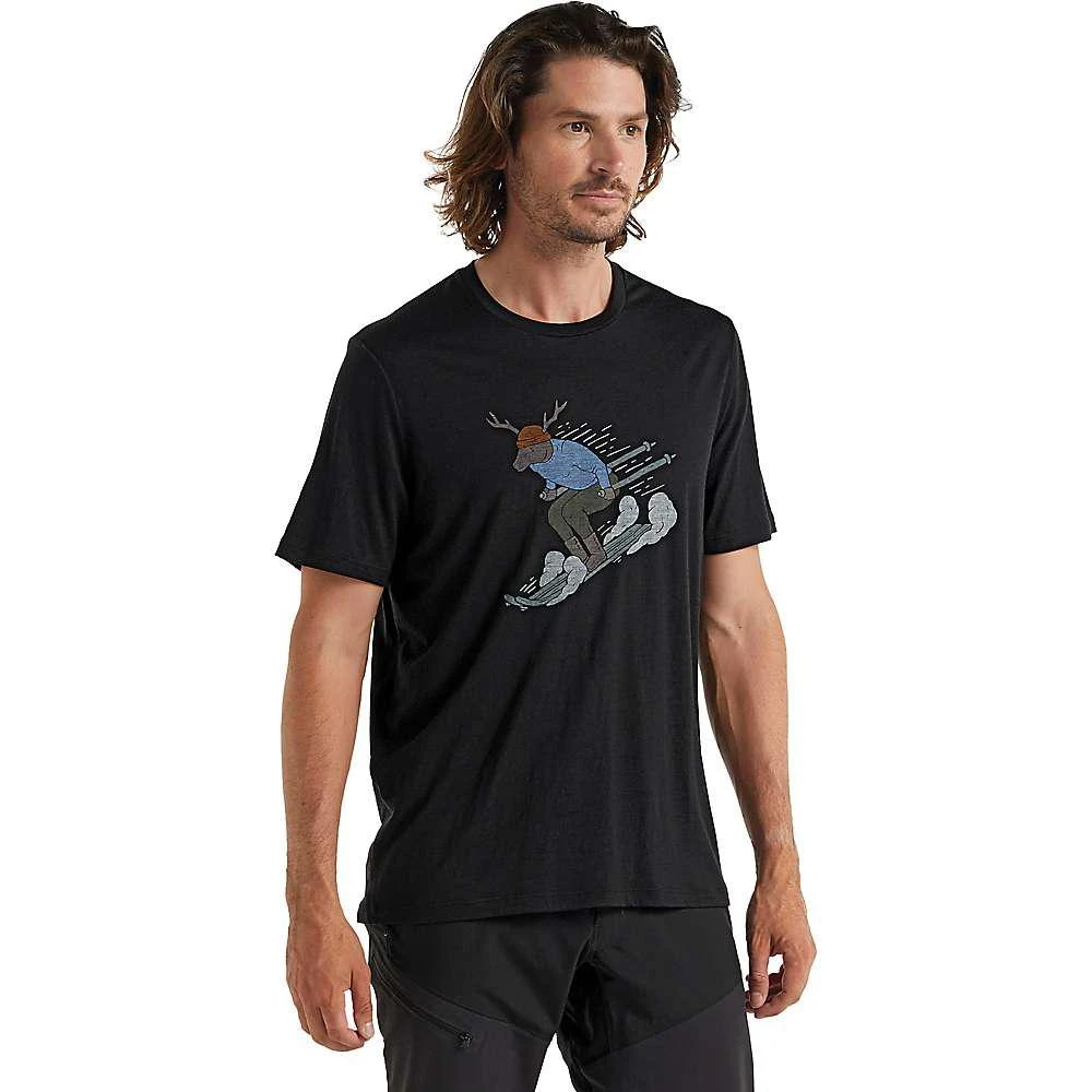 商品Icebreaker|Men's Tech Lite II SS Tee Ski Rider,价格¥402,第1张图片