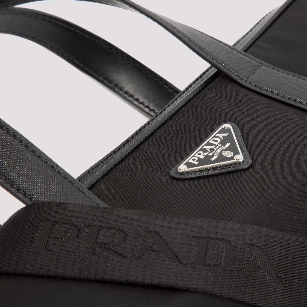 商品Prada|PRADA  RE-NYLON SAFFIANO LEATHER BRIEFCASE BAG,价格¥13284,第4张图片详细描述