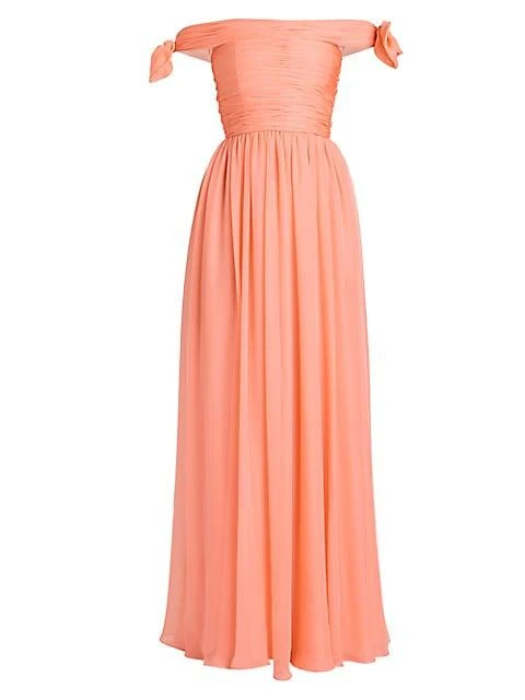 商品Giambattista Valli|Silk Georgette Off-The-Shoulder Gown,价格¥50944,第1张图片