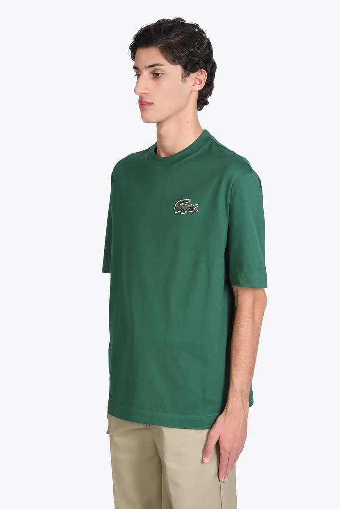 商品Lacoste|T-shirt Green Cotton Oversized T-shirt With Big Crocodile Patch.,价格¥769,第3张图片详细描述