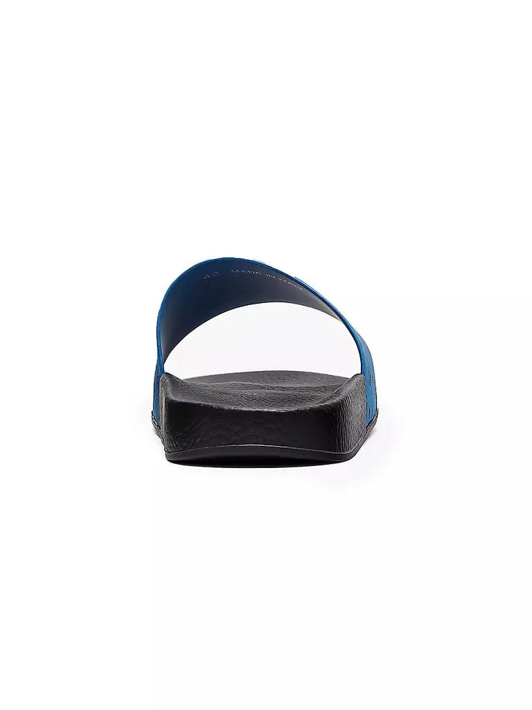 商品MCM|Logo Leather Pool Slide Sandals,价格¥1606,第3张图片详细描述