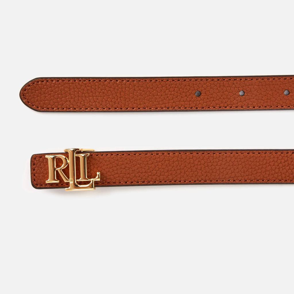 商品Ralph Lauren|Lauren Ralph Lauren Women's Reversable 20 Skinny Belt - Lauren Tan/Dark Brown,价格¥561,第4张图片详细描述