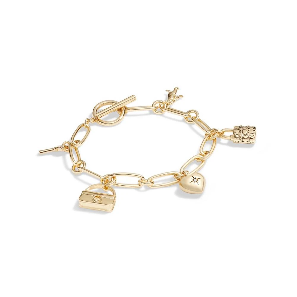 商品Coach|Faux Stone Iconic Charm Bracelet,价格¥1066,第1张图片