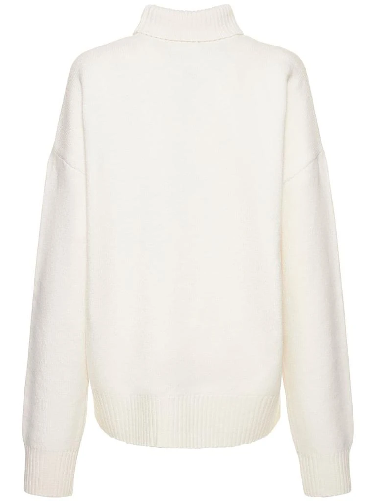 商品AMI|Logo Felted Wool Sweater,价格¥4177,第4张图片详细描述