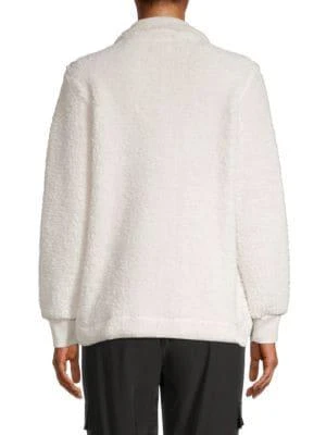 商品Calvin Klein|Plush Half-Zip Pullover Jacket,价格¥187,第2张图片详细描述