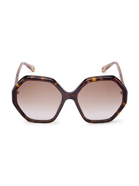 商品Chloé|58MM Geometric Sunglasses,价格¥2174,第1张图片