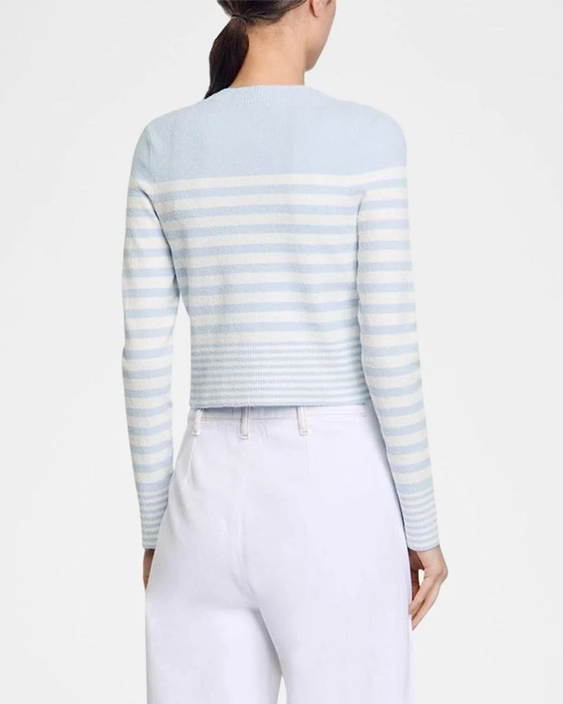 商品Sandro|Biarritz Striped Cardigan,价格¥2636,第3张图片详细描述