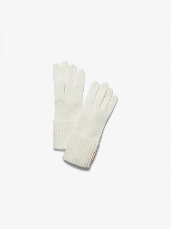 商品Michael Kors|Logo Jacquard Scarf, Beanie and Gloves Gift Set,价格¥1179,第4张图片详细描述