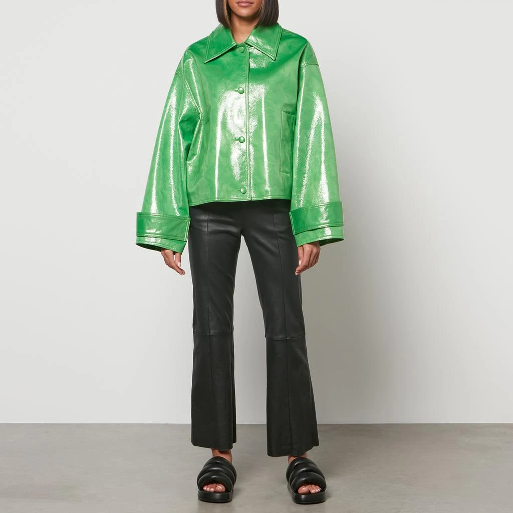 商品STAND STUDIO|Stand Studio Women's Charleen Jacket - Bright Green,价格¥1408,第3张图片详细描述