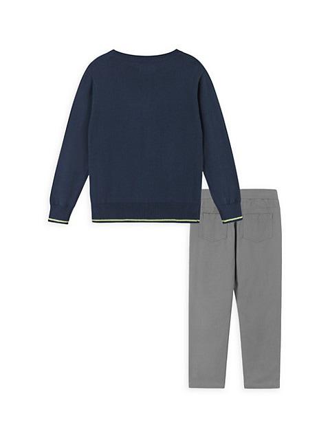 Little Boy's & Boy's 2-Piece Character Sweater & Jogger Set商品第2张图片规格展示