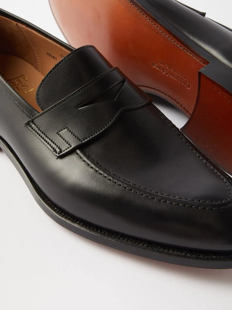 商品Crockett & Jones|Sydney leather loafers,价格¥5124,第2张图片详细描述