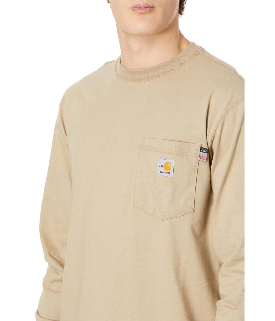 商品Carhartt|Big & Tall Flame-Resistant Force Cotton Long Sleeve T-Shirt,价格¥636,第3张图片详细描述