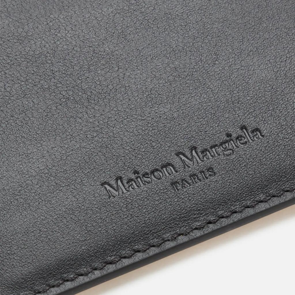 商品MAISON MARGIELA|Maison Margiela Men's Leather Credit Card Case - Black,价格¥1737,第5张图片详细描述