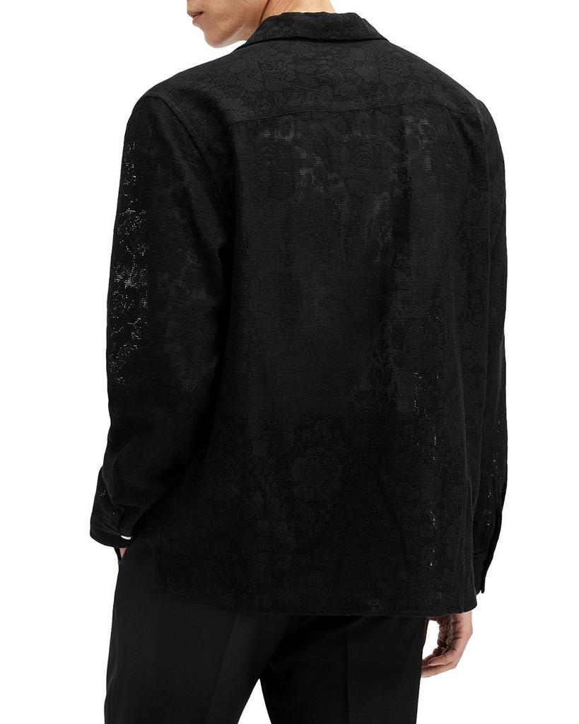限定値下 Time is on BALFAS LACE O/C SHIRT Time is on (NEW)BALFAS LACE O/C SHIRT