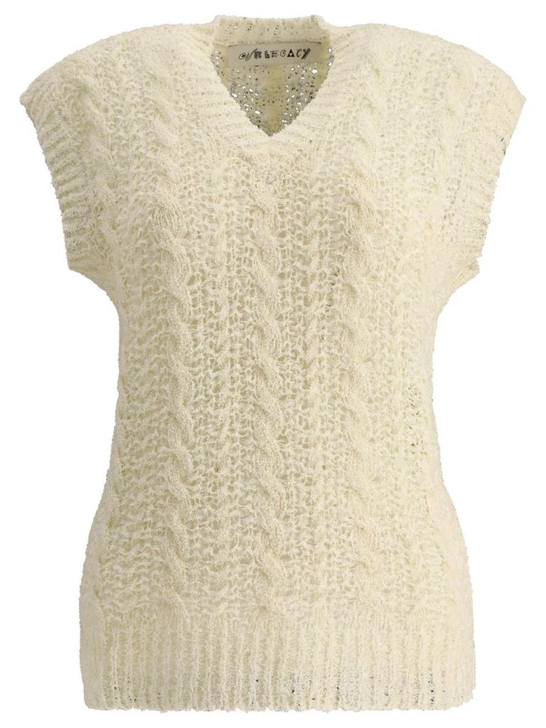 商品Our Legacy|Sleeveless cable knit sweater,价格¥1813,第1张图片