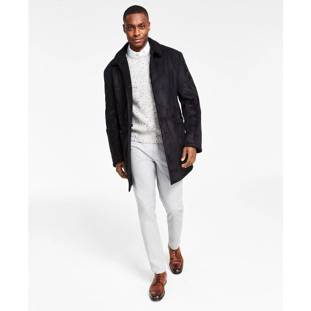 商品Ralph Lauren|Men's Lefferts Classic-Fit Faux-Shearling Overcoat,价格¥1092,第1张图片