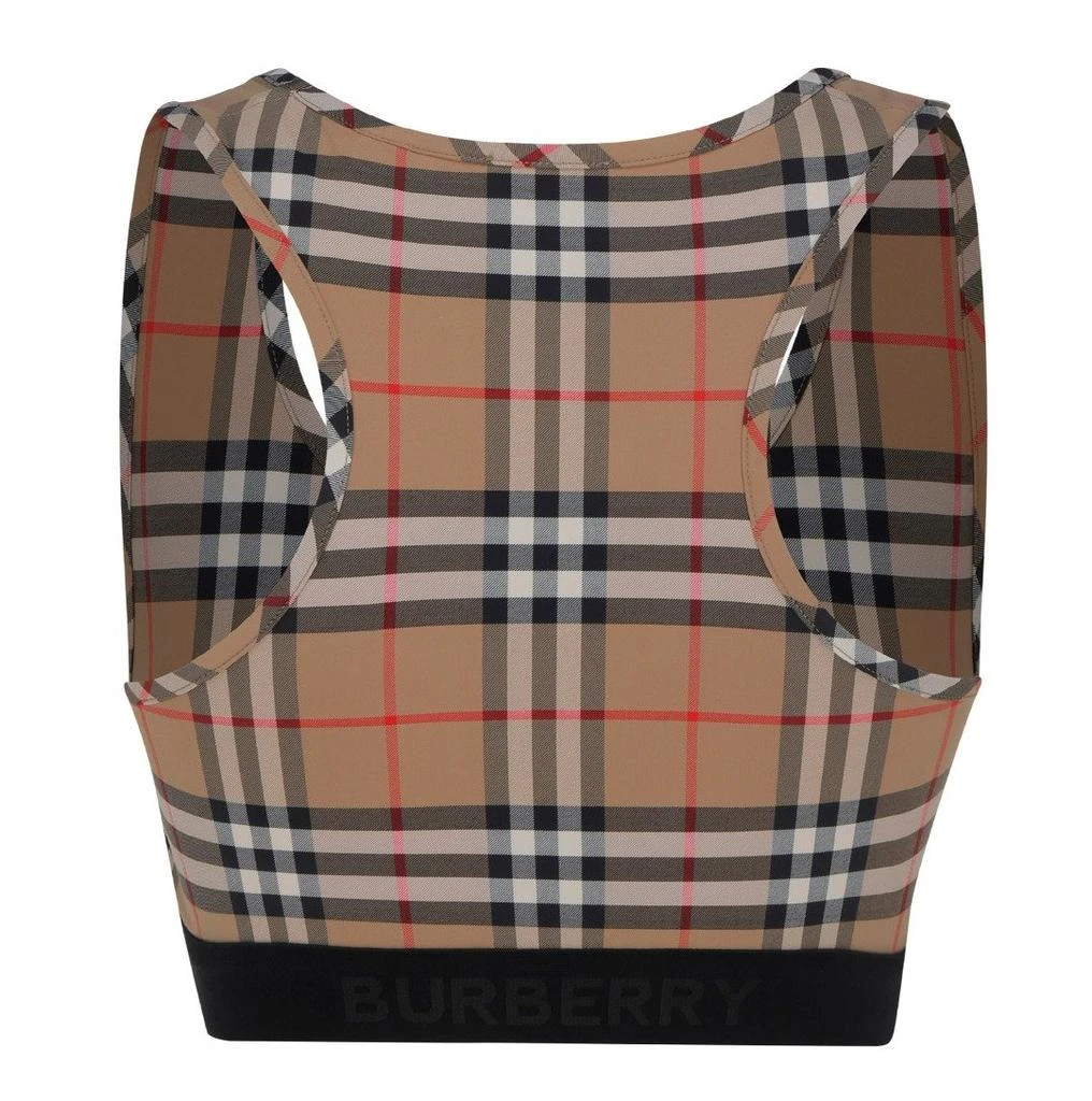 商品Burberry|Burberry Logo Detailed Vintage Check Bra Top,价格¥2179,第2张图片详细描述