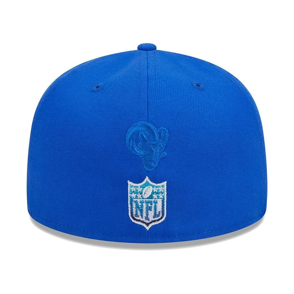 商品New Era|Men's Royal Los Angeles Rams Gradient 59FIFTY Fitted Hat,价格¥357,第2张图片详细描述