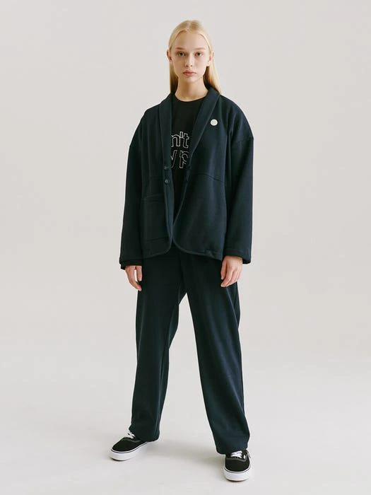 商品DON'T ASK MY PLAN|Damp Hotel Relax Sweatpants Navy,价格¥597,第2张图片详细描述