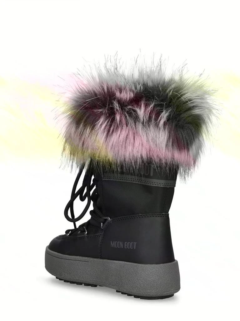 商品Moon Boot|Nylon Ankle Snow Boots W/ Faux Fur,价格¥1403,第2张图片详细描述