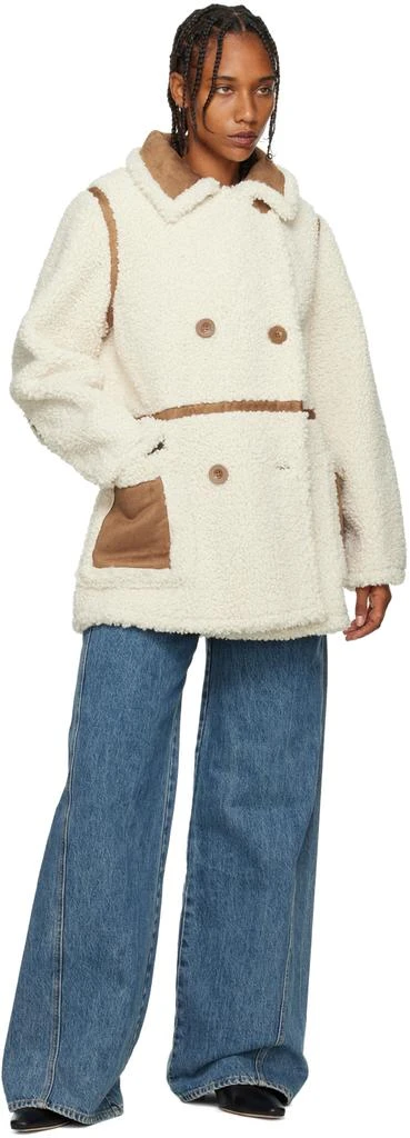 商品STAND STUDIO|Off-White Chloe Faux-Shearling Jacket,价格¥1236,第4张图片详细描述