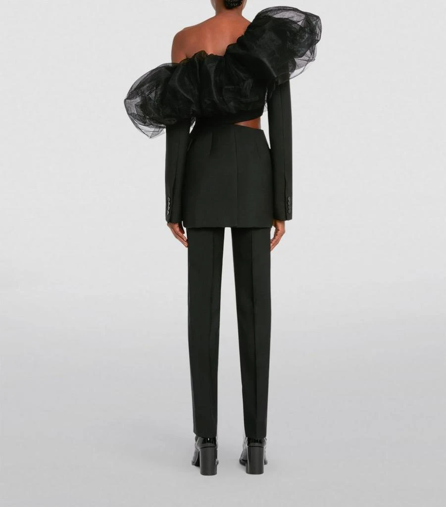 商品Alexander McQueen|Ruffled Cut-Out Jacket,价格¥27904,第4张图片详细描述