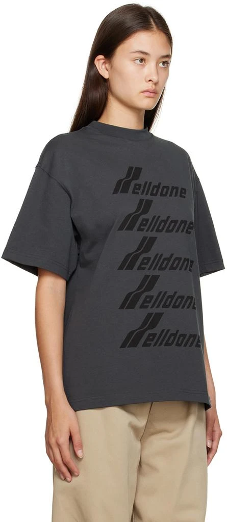 商品We11done|Gray Printed T-Shirt,价格¥811,第2张图片详细描述