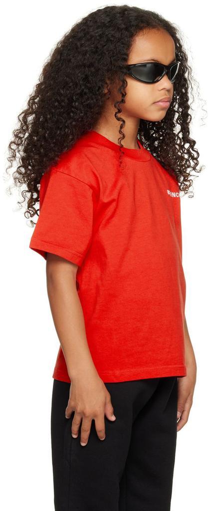 商品Balenciaga|Kids Red Vintage T-Shirt,价格¥1467,第4张图片详细描述