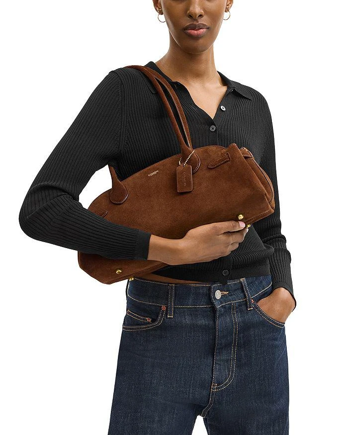 商品Coach|蔻驰 Empire34号手袋 单肩包 Suede Carryall,价格¥3295,第2张图片详细描述