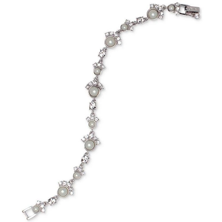 商品Givenchy|Silver-Tone Crystal & Imitation Pearl Flex Bracelet,价格¥213,第1张图片