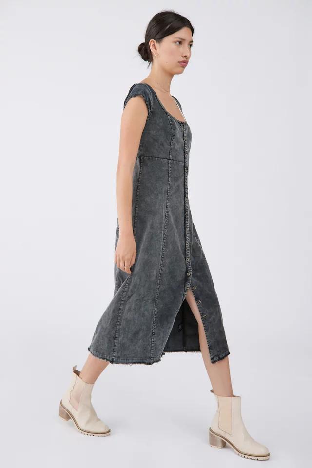 商品Urban Outfitters|UO Reed Corduroy Midi Dress,价格¥657,第5张图片详细描述