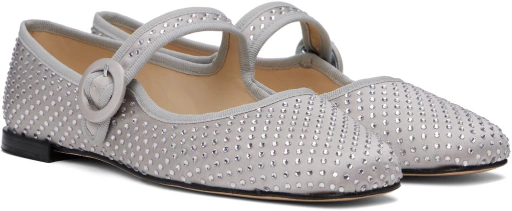 商品Repetto|灰色 Georgia Strass 玛丽珍鞋,价格¥2369,第4张图片详细描述