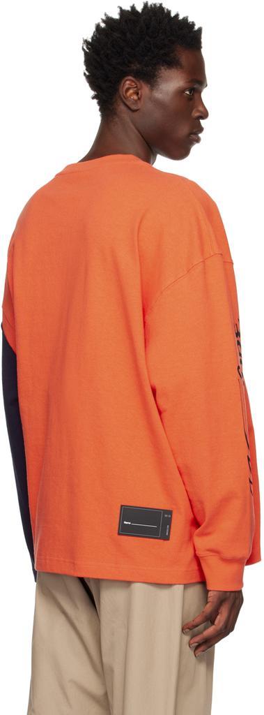 商品We11done|Orange Remake Long Sleeve T-Shirt,价格¥903,第5张图片详细描述