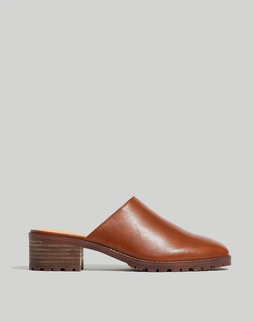 商品Madewell|The Mindy Lugsole Mule in Leather,价格¥705,第2张图片详细描述