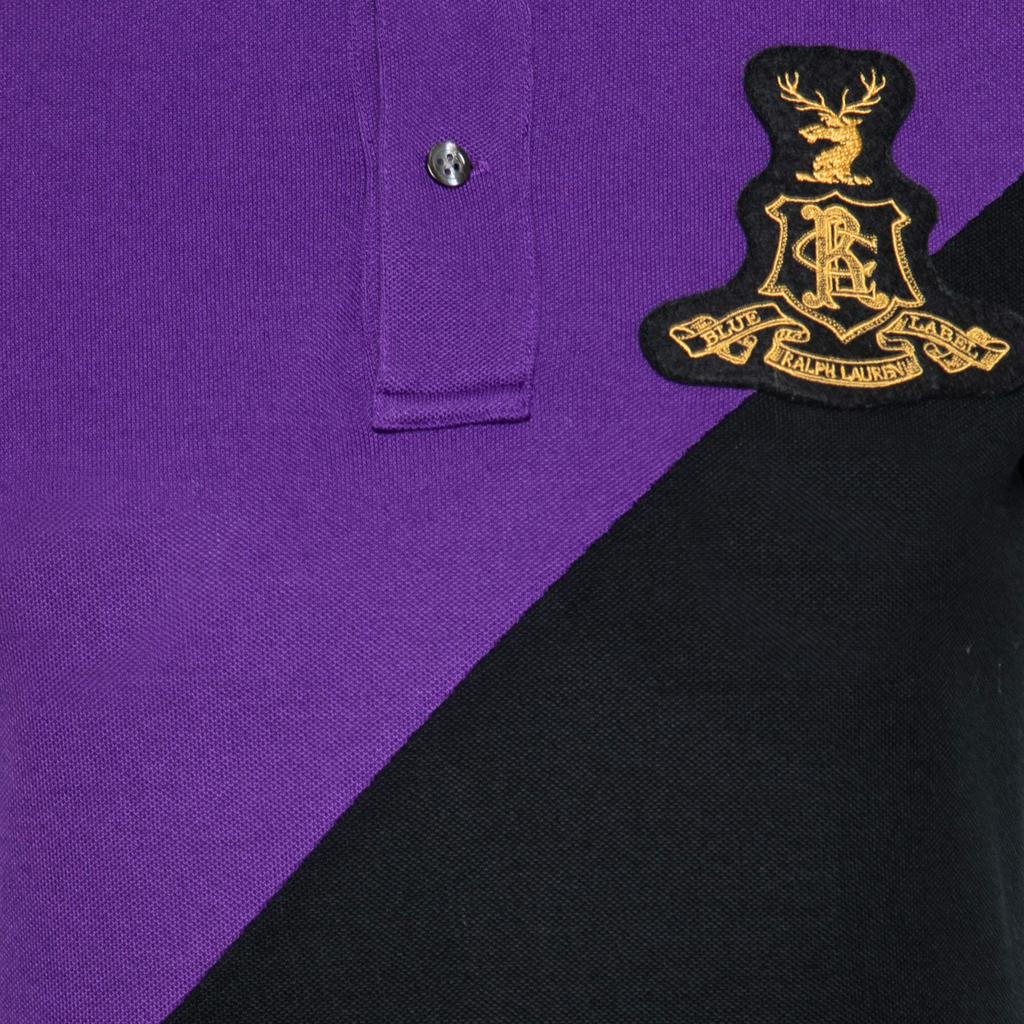 Ralph Lauren Black Cotton Pique Short Sleeve Polo T-Shirt M商品第3张图片规格展示