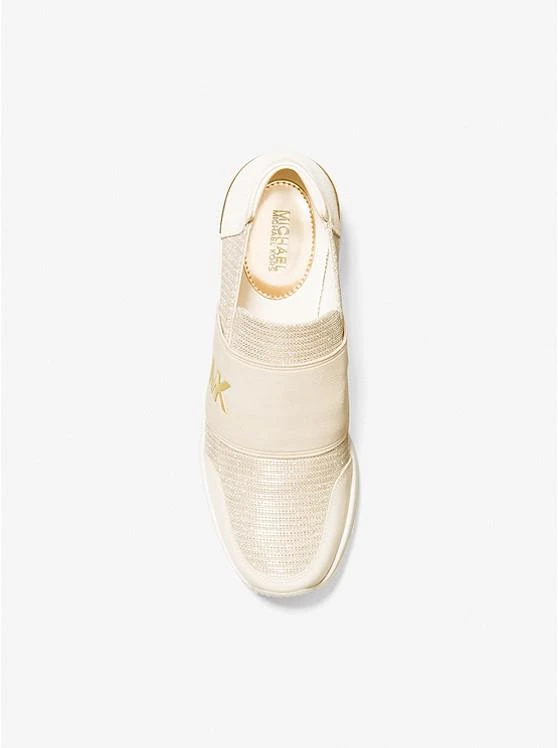 商品Michael Kors|Felix Extreme Glitter Chain-Mesh Trainer,价格¥520,第4张图片详细描述