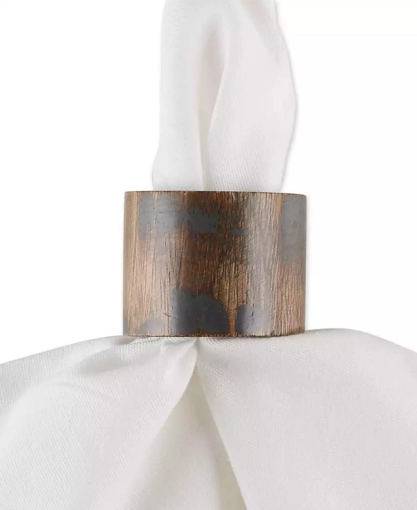 Wood Band Napkin Ring Set of 6 商品
