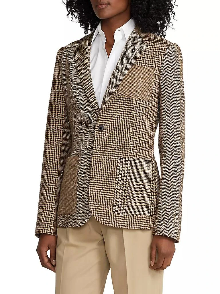 商品Ralph Lauren|Kamryn Patchwork Jacket,价格¥35404,第3张图片详细描述